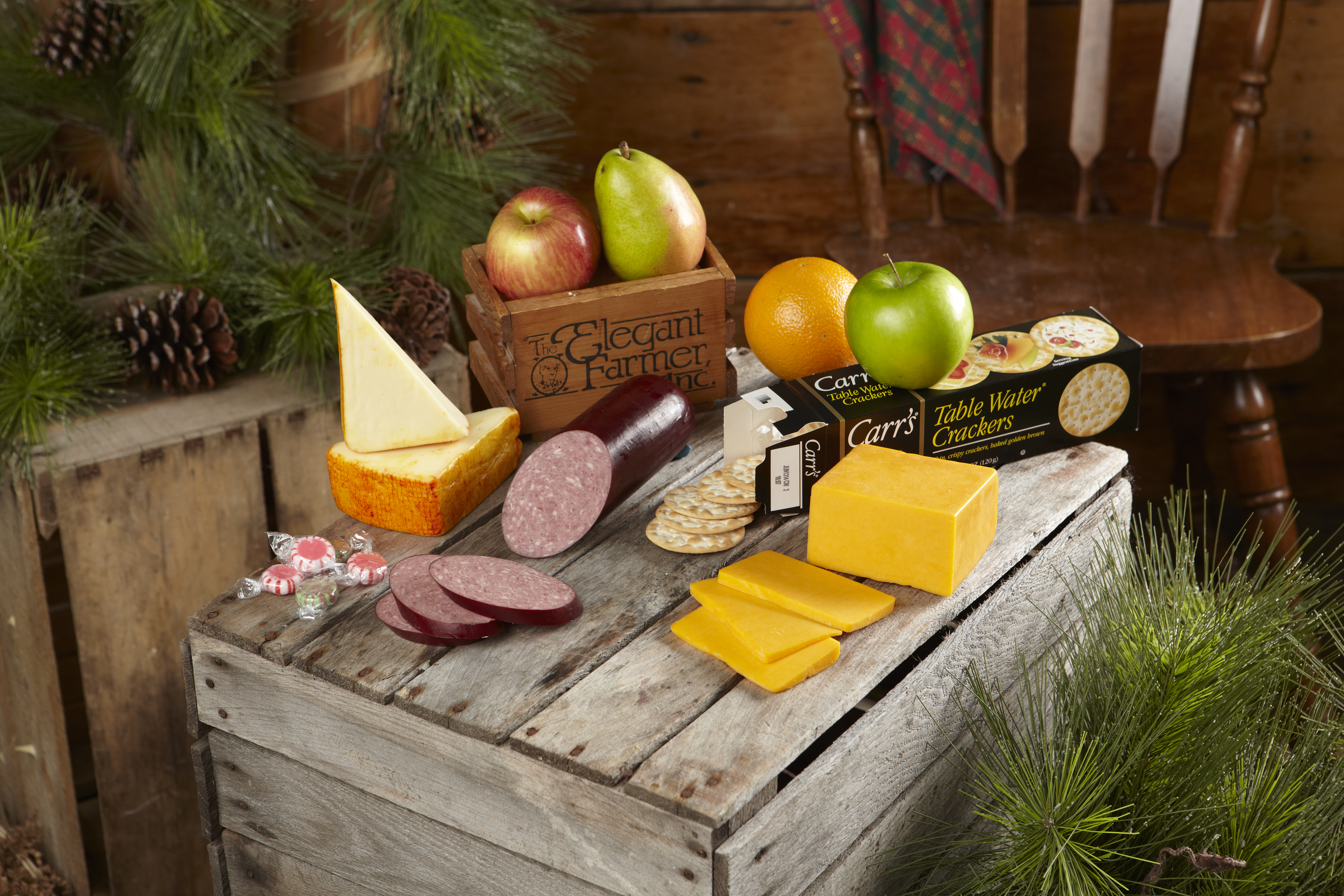 Gourmet Cheese and Sausage Gift Basket