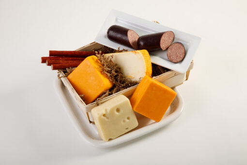 Wisconsin's Finest Gourmet Cheese & Sausage Gift Box (BC25)