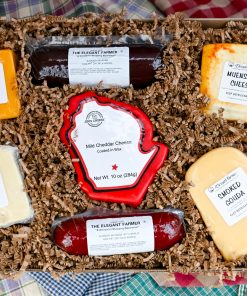 Wisconsin's Finest Gourmet Cheese & Sausage Gift Box (BC25)
